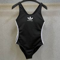 Balenciaga x Adidas One-Piece Swimsuit In Lycra Black