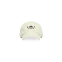 Balenciaga BB Paris Icon Cap Cotton In White
