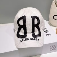 Balenciaga BB Sprayed Cap Cotton In White