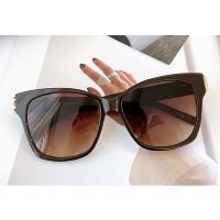 Balenciaga BB0102SA Dynasty Square Sunglasses In Brown