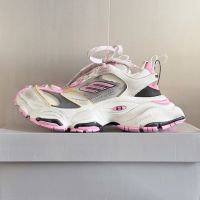 Balenciaga Cargo Sneakers Unisex Microfiber and Mesh Pink