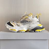 Balenciaga Cargo Sneakers Unisex Microfiber and Mesh Yellow