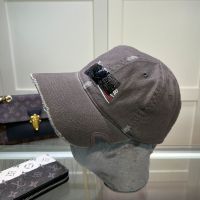 Balenciaga Gaffer Cap Cotton In Grey