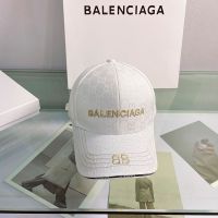Balenciaga Hacker Allover Logo Macro Cap In White
