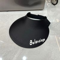 Balenciaga Logo Visors In Nylon Black