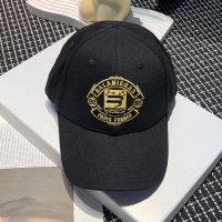 Balenciaga Quest Baseball Cap Cotton In Black