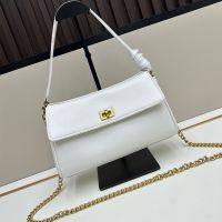 Balenciaga Rodeo Nano Bag With Chain In Smooth Calfskin White