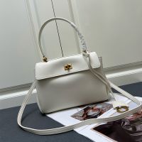 Balenciaga Small Rodeo Handbag In Smooth Calfskin White/Gold