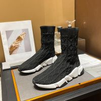 Balenciaga Speed Sneakers Unisex Mesh Knit Black