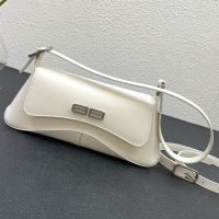 Balenciaga XX Flap Bag In Smooth Calfskin White