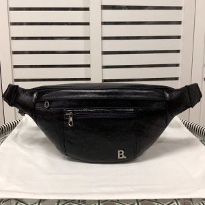 Balenciaga B Beltpack Calfskin In Black