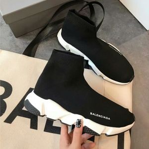 Balenciaga Speed Sneakers Knit Unisex In Black
