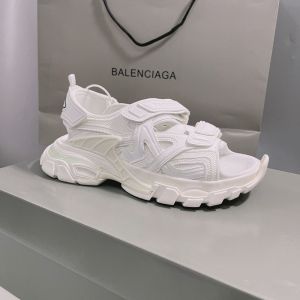 Balenciaga Track Sandals Rubber Unisex In White