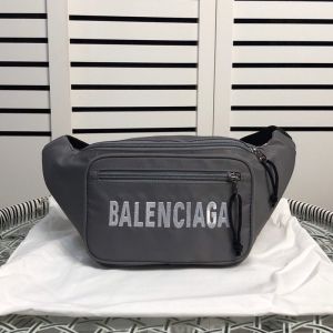 Balenciaga Wheel Beltpack Cnavas In Gray
