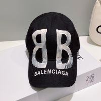 Balenciaga BB Sprayed Cap Cotton In Black