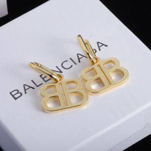 Balenciaga BB 2.0 Pendant Earrings In Gold