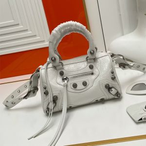 Balenciaga Mini Le Cagole Duffle Bag In Arena Lambskin Beige