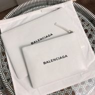 Balenciaga Everyday Pouch Calfskin In White