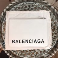 Balenciaga Large Cash Pouch Calfskin In White