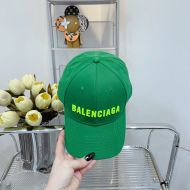 Balenciaga Logo Classic Baseball Cap In Green