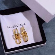 Balenciaga XXS Loop Earrings In Gold