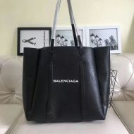 Balenciaga Medium Everyday Tote Bag Calfskin In Black