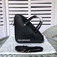 Balenciaga Small Triangle Duffle Bag Calfskin In Black