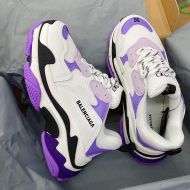 Balenciaga Triple S Sneakers Women In White/Purple