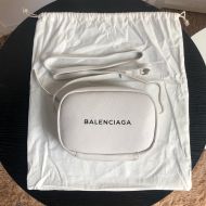 Balenciaga XS Everyday Camera Bag Calfskin In White