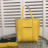 Balenciaga XXS Everyday Tote Bag Calfskin In Yellow