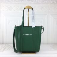 Balenciaga XXS Everyday Tote Bag Grained Calfskin In Green