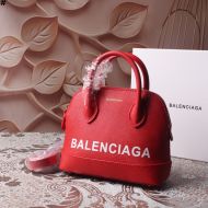 Balenciaga XXS Ville Handbag Calfskin In Red